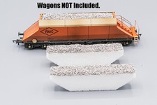 Realistic OO BACHMANN JGA HOPPER 3 X LOADS Aggregates RMC