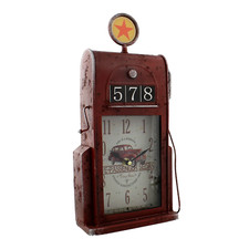 Hometime Metal Mantel Clock -