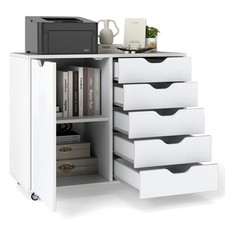 Rolling Lateral File Cabinet