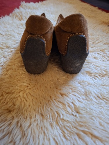 Tan suede leather ankle - tan,