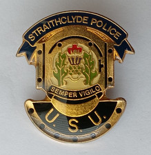 Strathclyde U.S.U. Police Enamel Lapel Pin Badge. PB2-320