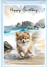 Pomeranian Dog (4"x 6")