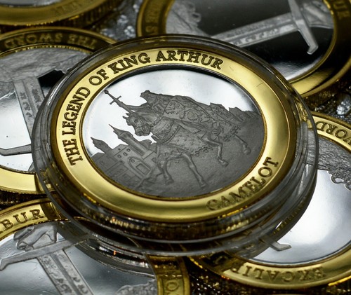 King arthur silver 24ct - arthur, gold
