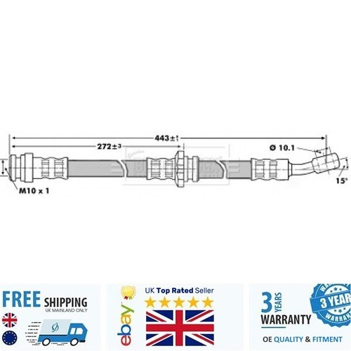 Brake hose bbh6824 for - bbh6824,