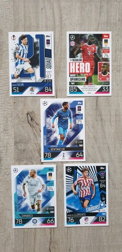 Topps match attax cards 5 - attax,