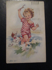 Comic Postcard "After it"