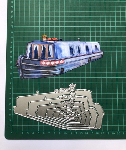 Large 7pcs canal barge a - canal,
