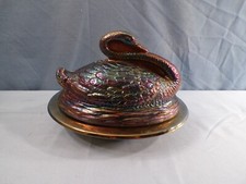 Vintage Sowerby Blue Carnival