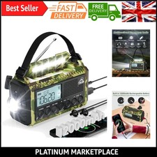 Solar Wind Up Radio 12000mAh