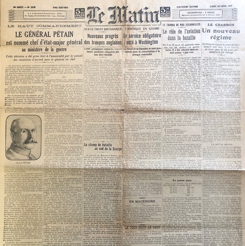 Ww1 morning journal 1917 - ww1,