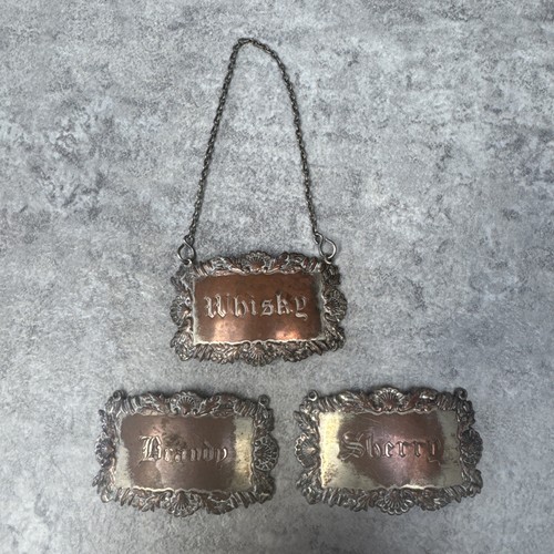 Metal whisky brandy - 3, &