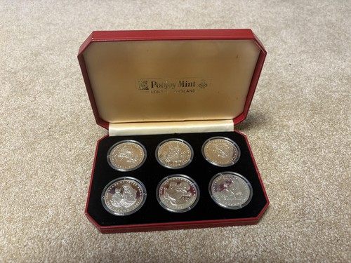 Crown coins silver proof - silver,