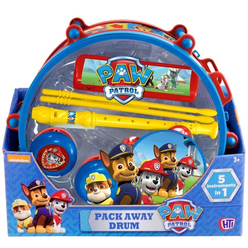 Paw patrol drum set pack - pack, away