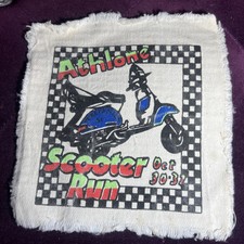 Athlone Scooter Run October 30-31 Cloth Patch Printed 15cm X 15cm Vintage Rally