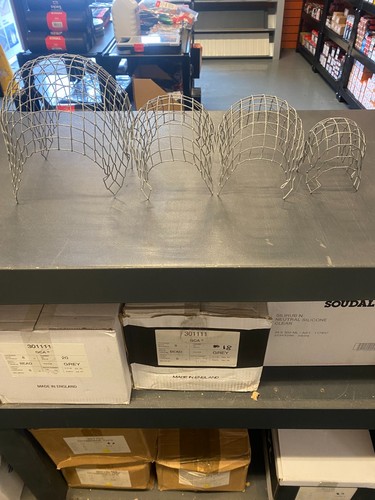 Galvanised wire balloon bird - wire, |