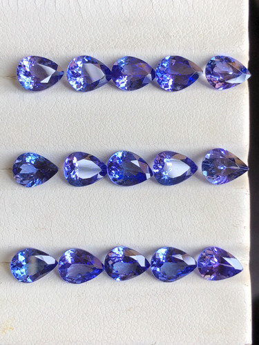 Natural tanzanite pear cut - natural,
