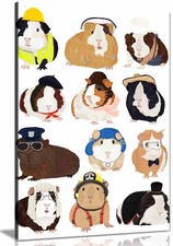 Guinea Pig Working Hr Framed
