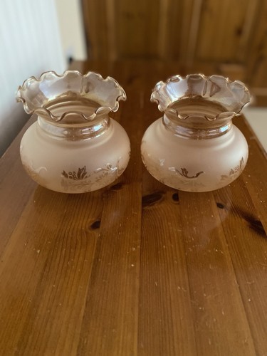 Pair vintage frosted - vintage,