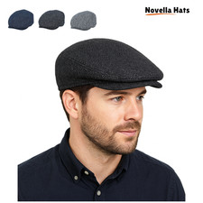 Gladwin Bond Wool Flat Cap –