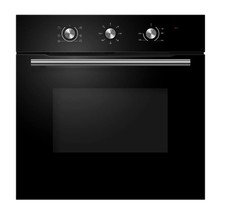 Dent Cookology 65L Built-In Single Electric Oven 60cm Timer  - Black COF600BK