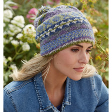 Grey Soft Pastel Fair Isle