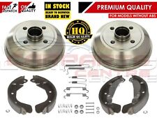 FOR VAUXHALL CORSA C MK2 2000- REAR BRAKE SHOES SET SHOES DRUMS NON ABS MODELS