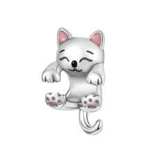 Cat lover charm - cat, 925