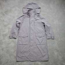 Uniqlo +J Oversized Hooded Long Trench Coat Gray *S Small* Jil Sander