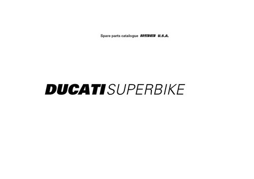 Ducati parts manual book - parts,