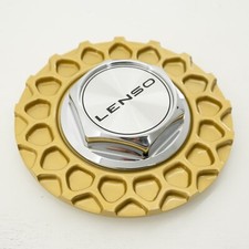 Lenso Wheels Centre Cap & Waffle Plate Gold BSX