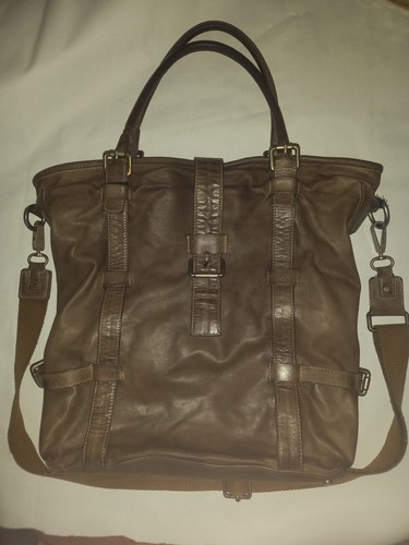 Belstaff leather bag - belstaff,
