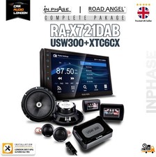 In Phase USW300 Subwoofer+XTC6CX Component Speaker+RA-X721DAB DAB Stereo Package