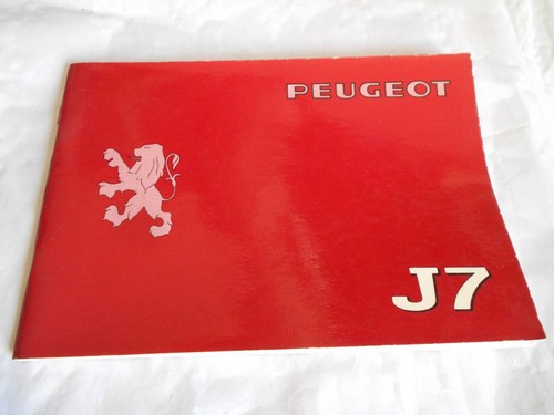 Peugeot van original owners - j7,