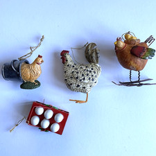 Chicken Christmas Ornaments