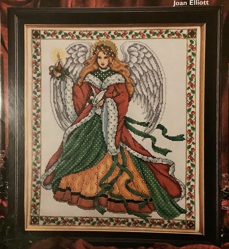 Cross stitch chart angel of - cross,