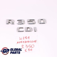 Mercedes W251 Trunk Emblem Rear Adhered Boot Badge R350 CDI A2518170215
