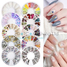 Diamante Rhinestone Gems Crystal Charms Glitter Fashion 3D Nail Art Decoration