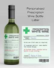 Personalised prescription wine - personalised,