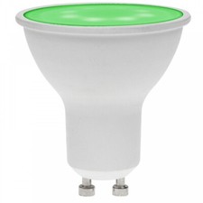 7W Dimmable LED coloured GU10 Lamp Light Bulb Red Magenta Green Blue Amber 7Watt