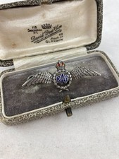 VINTAGE SILVER ENAMEL