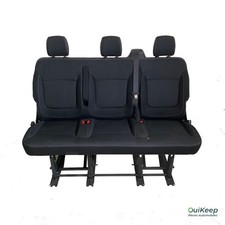 Leather rear bench seat - row, 3
