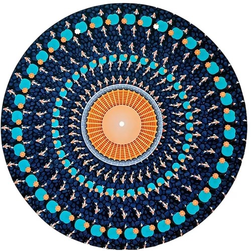 Record mat 12inch slip felt - -slip,