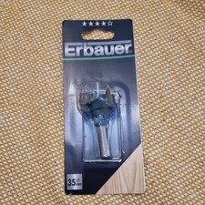 Erbauer TCT Hinge Cutter 35mm High quality, heavy duty cupboard hinge drill bit