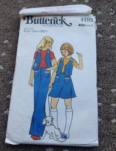 4192 butterick girls vest - butterick,
