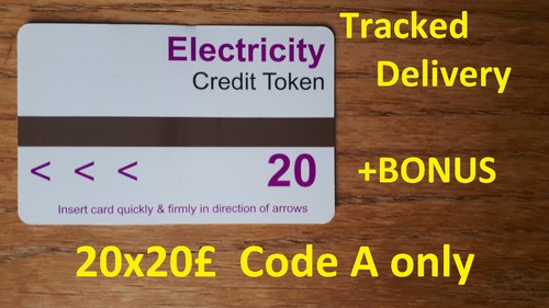 Electric meter card tokens - meter,
