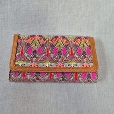 Clarks Leather Purse Liberty Arts Fabric Clarks Purse Clarks Floral Wallet 7"