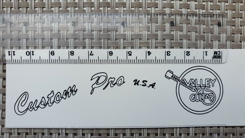 Valley arts headstock - arts, decal
