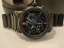 Citizen Proximity BZ1006-82E Eco-Drive Bluetooth Perpetual Calendar Watch Black 