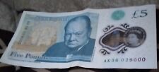 FIVE POUND NOTE POLYMER  AK36