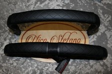 New Quilted Bugaboo Buffalo custom faux leather handle bar covers (over leather)